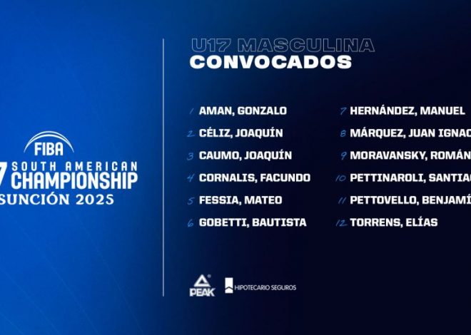 Argentina con sus 12 U17 para el Sudamericano