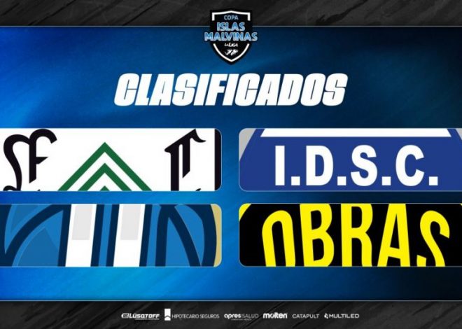 Definidos los clasificados a la Copa Islas Malvinas