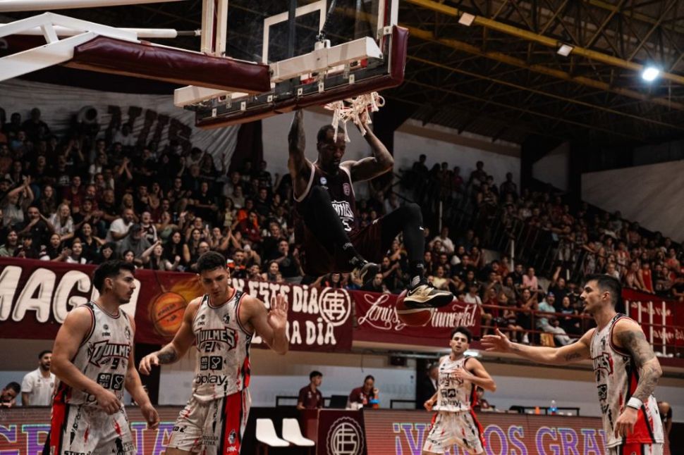 Sólido triunfo de Lanús para ponerse match-point